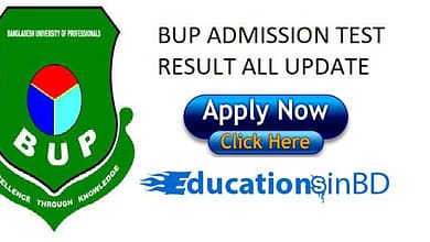 BUP Admission Notice Result 2023 Bangladesh University Of Professionals Check Online Bup.edu.bd