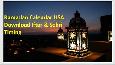 USA Ramadan Calendar 2023 PDF Download With Iftar & Sehri Timing