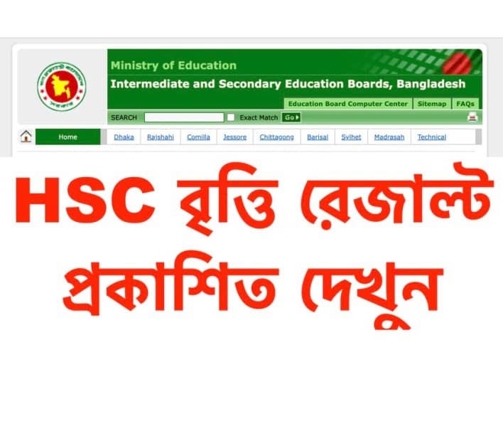 HSC Scholarship Result 2023 PDF Download