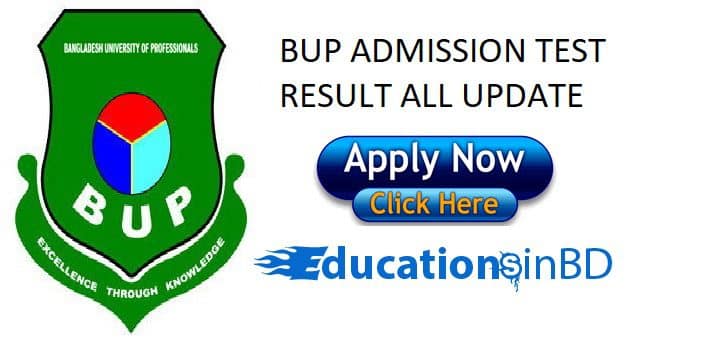 BUP Admission Notice Result 2023 Bangladesh University Of Professionals Check Online Bup.edu.bd