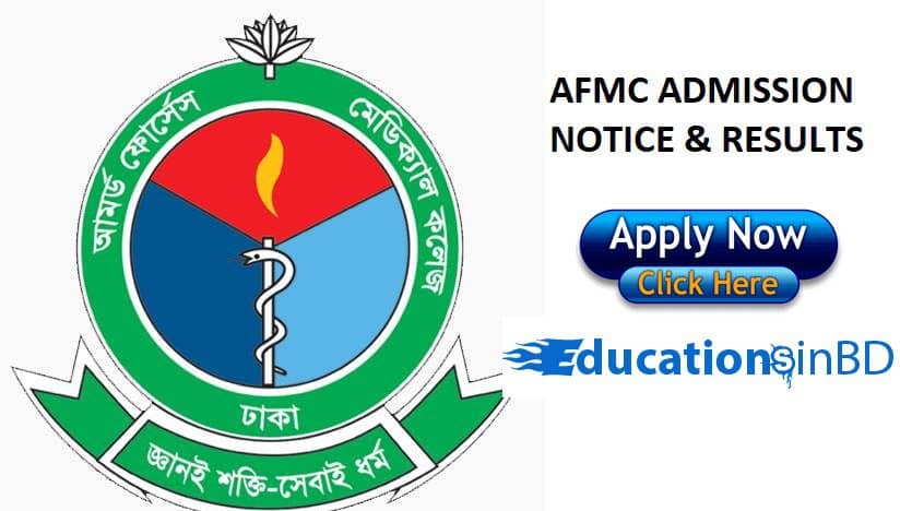 AMC Admission Result 2023 Amc.teletalk.com.bd AFMC Teletalk Com BD Armed Forces Medical College