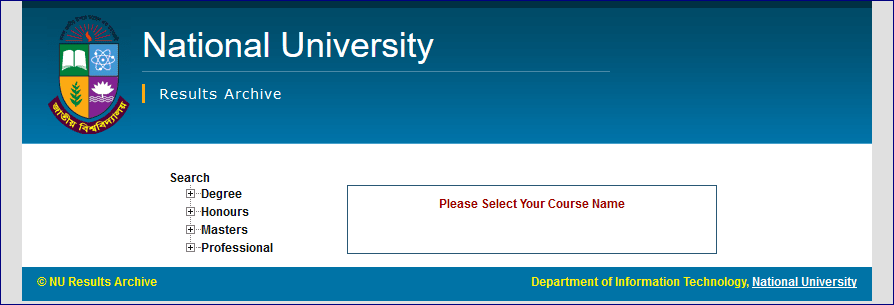 National University Degree 3rd Year Result 2023 Nuacbd Result